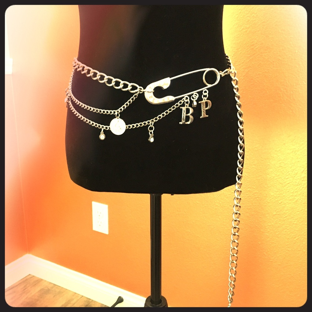Baby Phat Silver Chain Belt